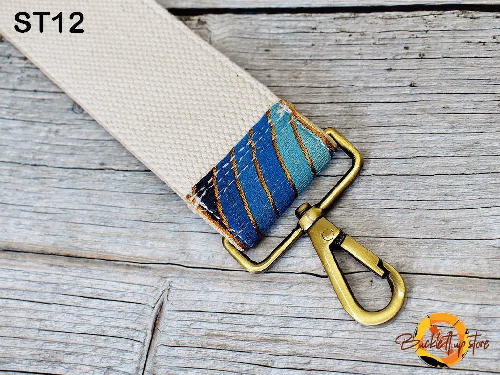 Embroidery Replacement Strap Purse Strap Crossbody Strap for Purses Embroidered Boho Bags Strap Boho Guitar Strap Handbag Strap gift for her