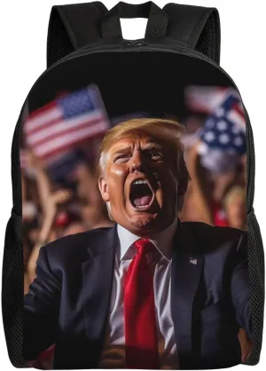 Excited Trump Backpack Waterproof Anti Theft Durable Light Laptop Bag Backpacks For Women Men Travel Gym Backpack