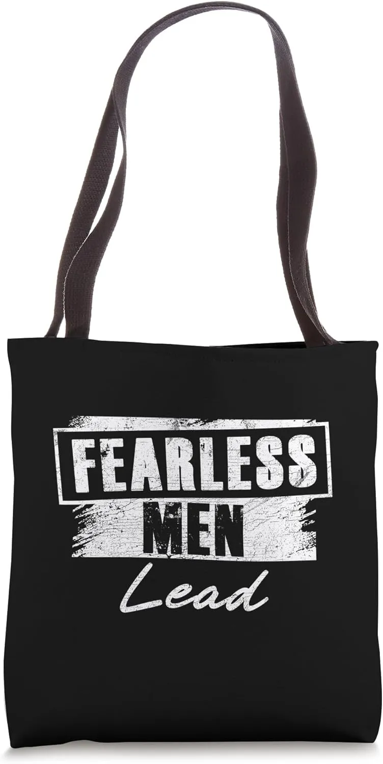 Fearless Men, Leaders Who Inspire Change Tote Bag