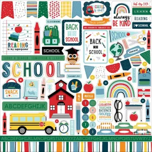 First Day Of School Element Stickers - Echo Park
