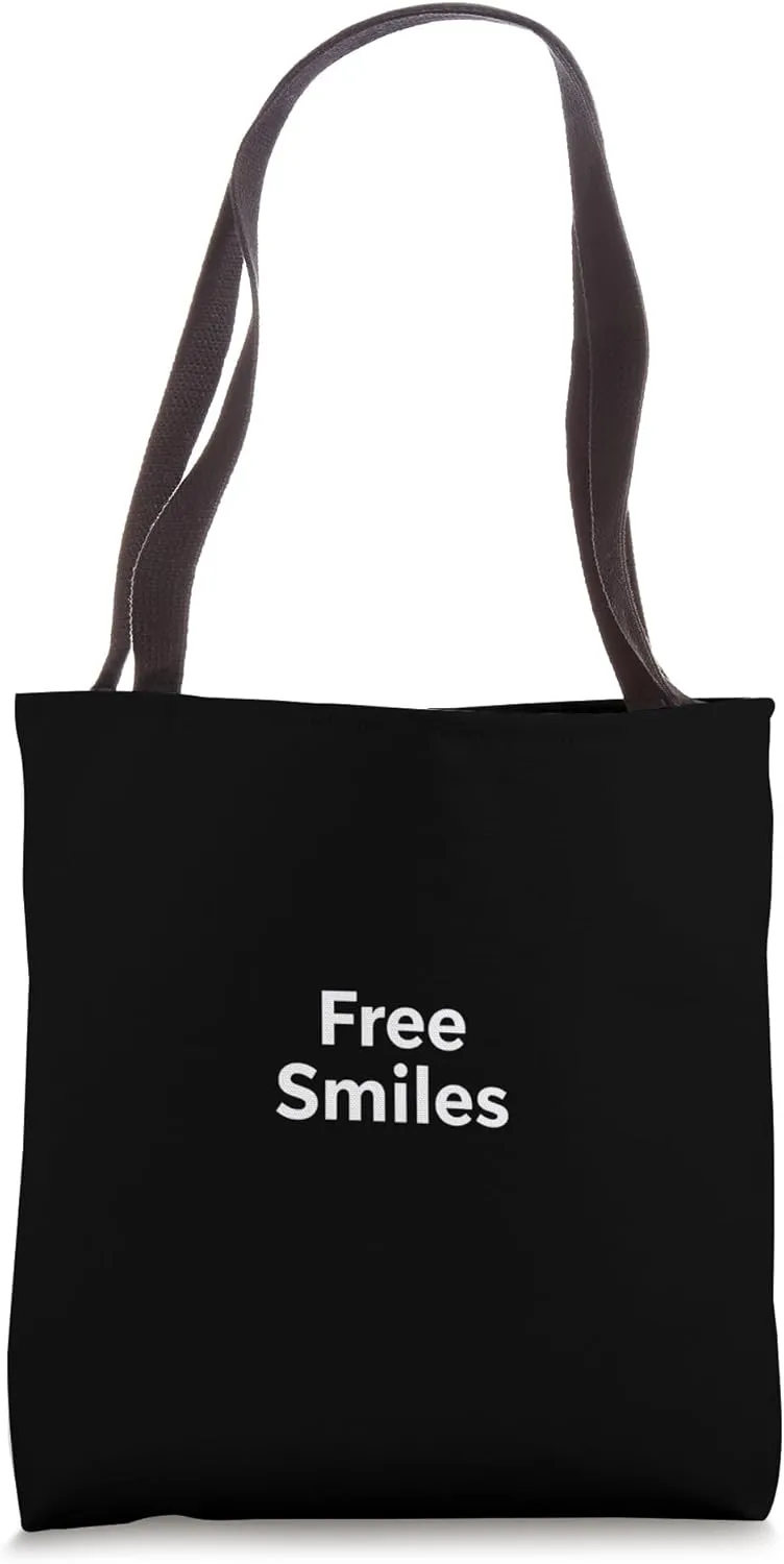 Free Smiles Bold Statement Tote Bag