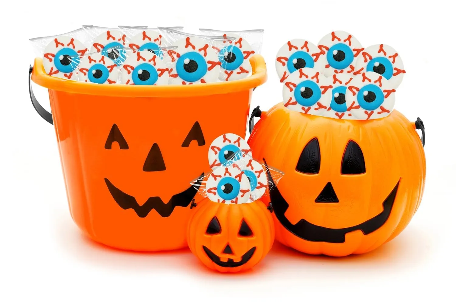 Fruidles Eyeballs Halloween Lollipop Candy, Trick-Or-Treat Party Bag Fillers, Party Favor (48-Pack)