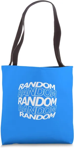 Fun Random Lettering Bold Playful Words Style Tote Bag