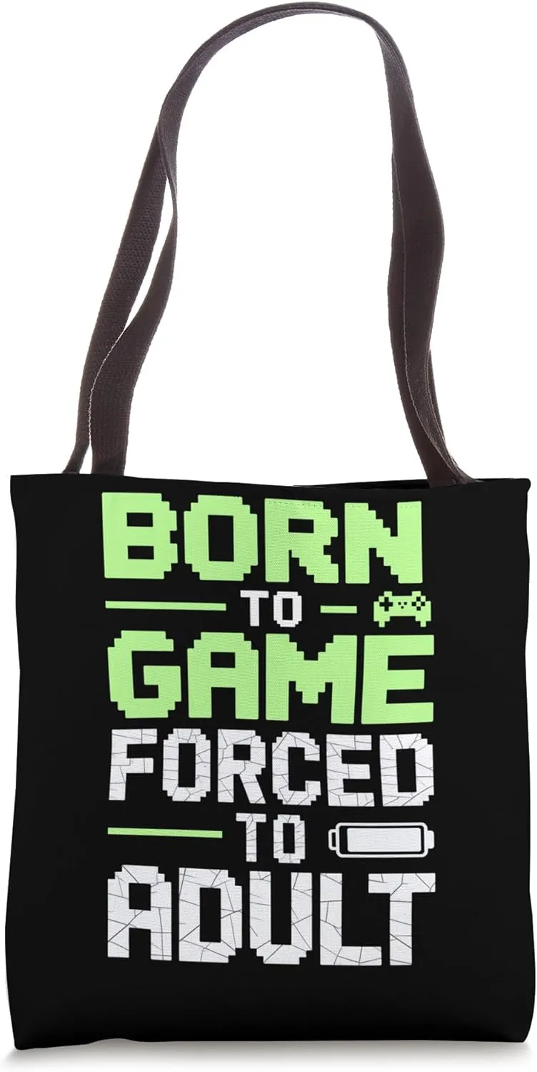 Gaming Humor with Adulting Duties Tote Bag