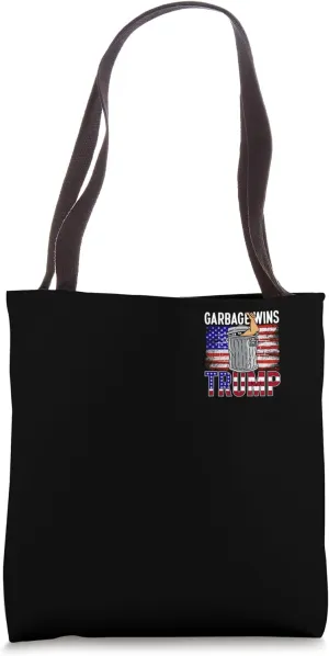 Garbage Wins Trump Political Satire Minimalist Tote Bag