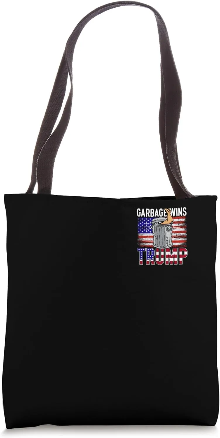 Garbage Wins Trump Political Satire Minimalist Tote Bag
