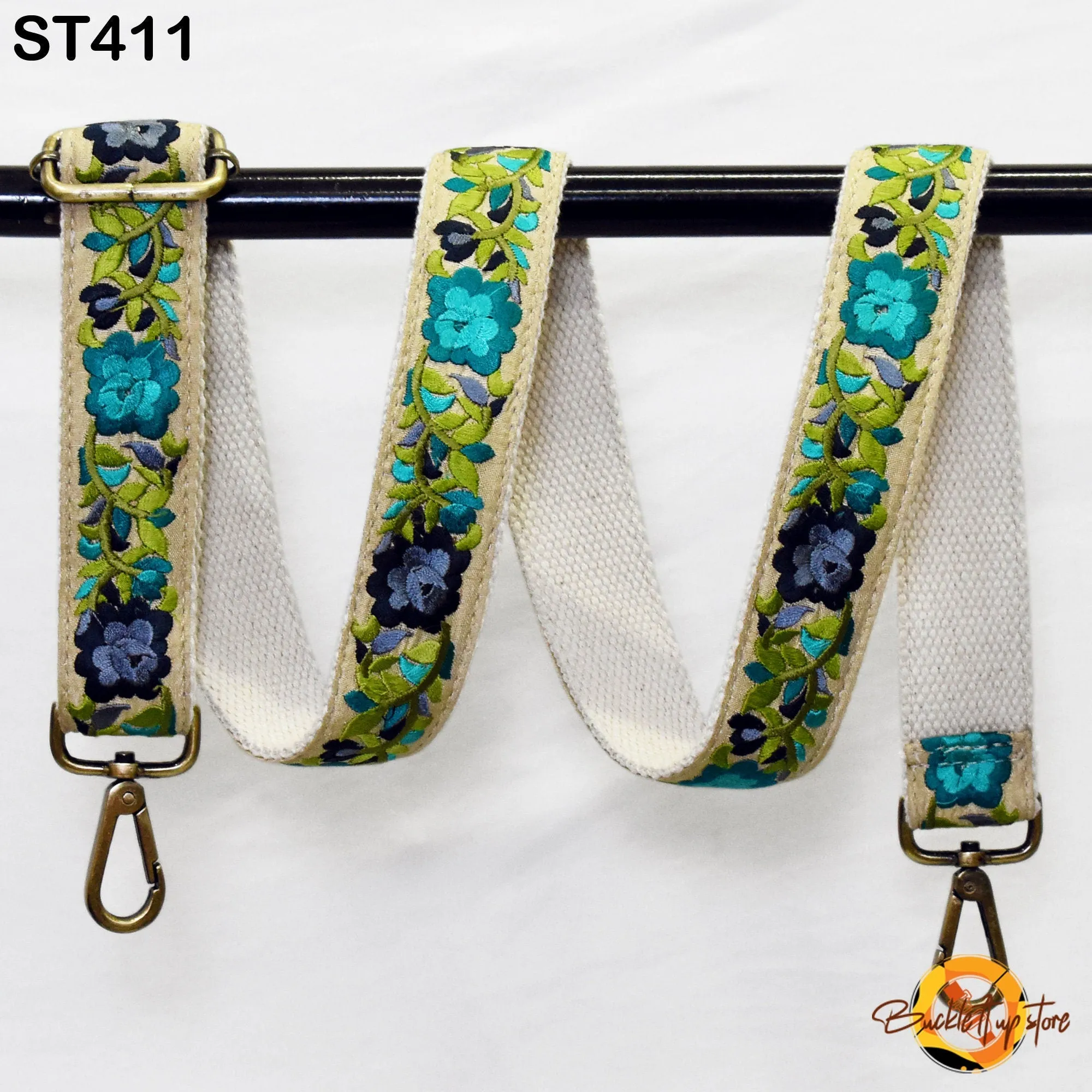 Gift for Dad Embroidered Messenger Bags Strap Crossbody Strap for Purses Boho  Embroidery Replacement Strap Boho Guitar Strap Handbag Strap