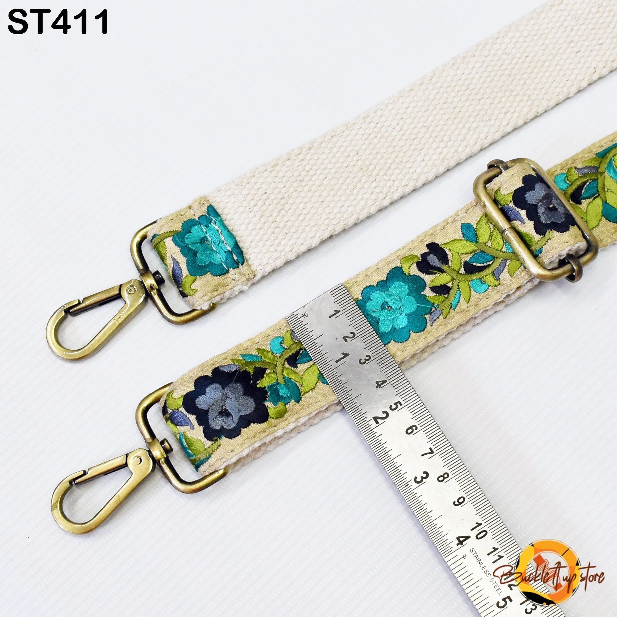 Gift for Dad Embroidered Messenger Bags Strap Crossbody Strap for Purses Boho  Embroidery Replacement Strap Boho Guitar Strap Handbag Strap