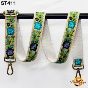 Gift for Dad Embroidered Messenger Bags Strap Crossbody Strap for Purses Boho  Embroidery Replacement Strap Boho Guitar Strap Handbag Strap
