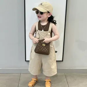 Girls Bag Lingge Portable Messenger Bag Personality ChildrenS Shoulder Hobo Bag Coin Purse
