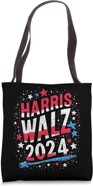 HARRIS WALTZ 2024 Patriotic Enthusiasm Tote Bag