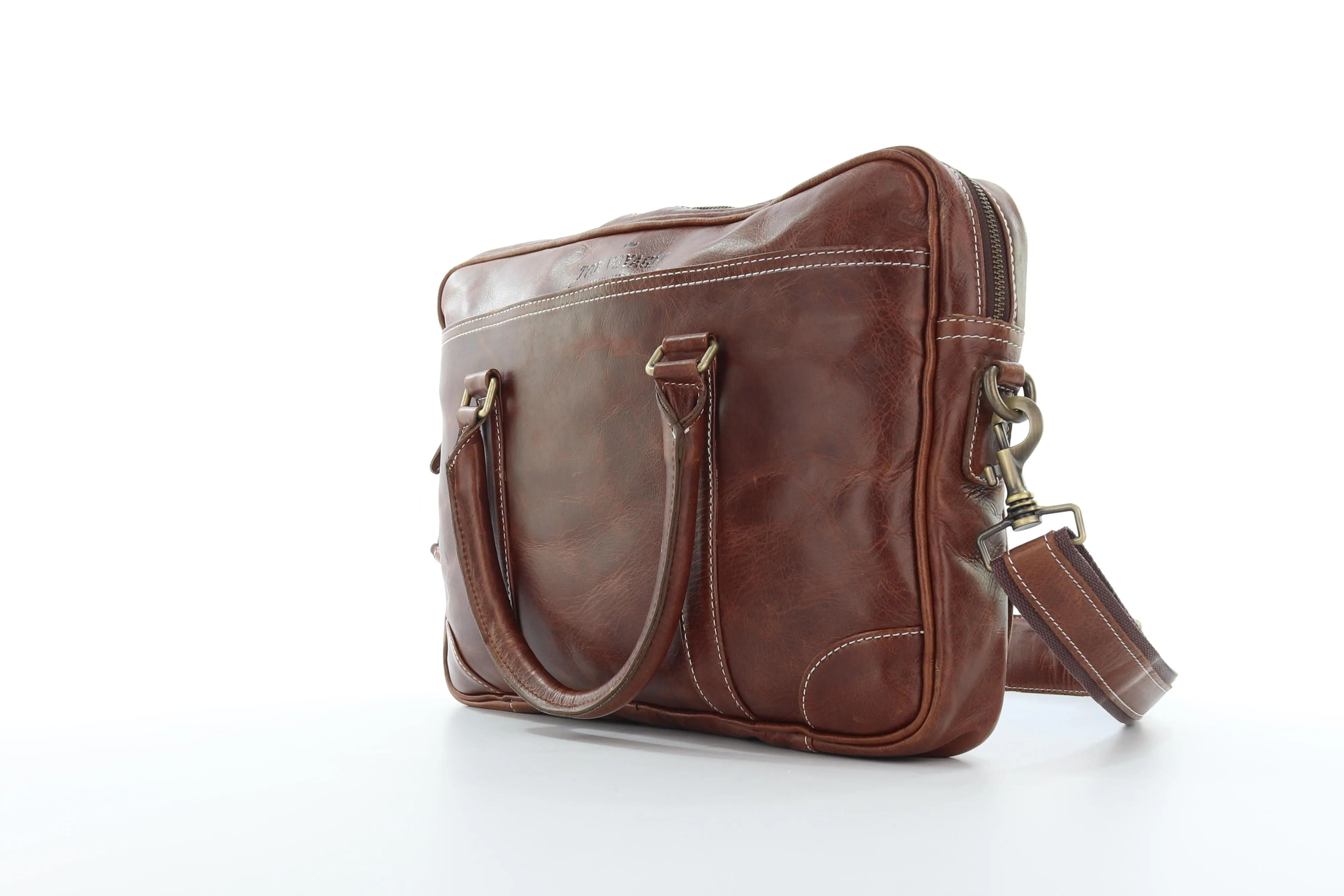 Hayden Leather Bag - Dark Brown