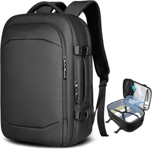 hk Travel Backpack Carry on Flight Approved, Large Business Laptop Backpack 16 Inch Water-resistant Luggage Backpacks Personal Item Weekender Bag for Men Women