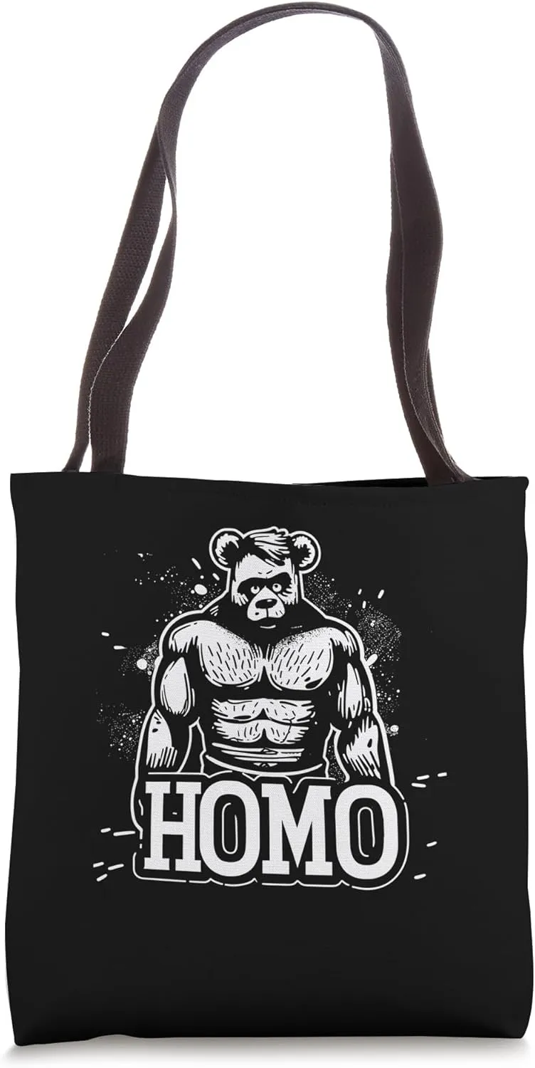 Homo Sapien Swagger Bold Gay Bear Tote Bag