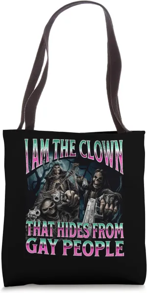 Homosexual Tendencies Funny Hard Skeleton Meme Bootleg Tote Bag