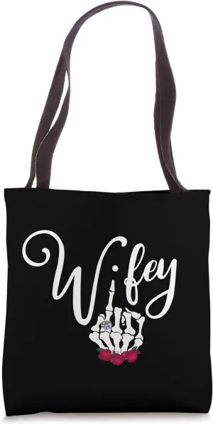 Honeymoon Gothic Bride Goth Wedding Goth Wife Husband Tote Bag