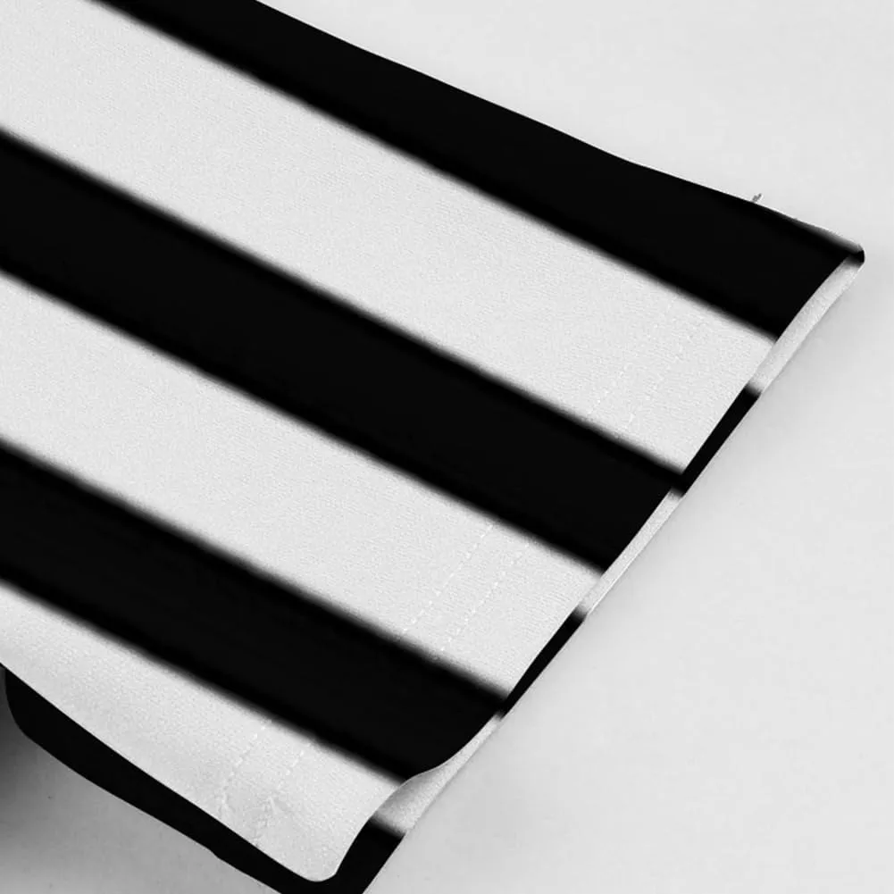 IBTOM CASTLE Women's 1950s Vertical Striped Neck Tie Vintage Button Down Cocktail Fancy Halloween Cosplay Dress