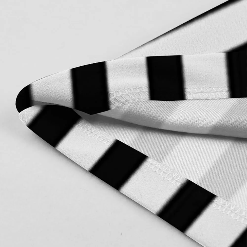 IBTOM CASTLE Women's 1950s Vertical Striped Neck Tie Vintage Button Down Cocktail Fancy Halloween Cosplay Dress
