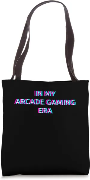 In My Arcade Gaming Era 80s Retro Style Tote Bag