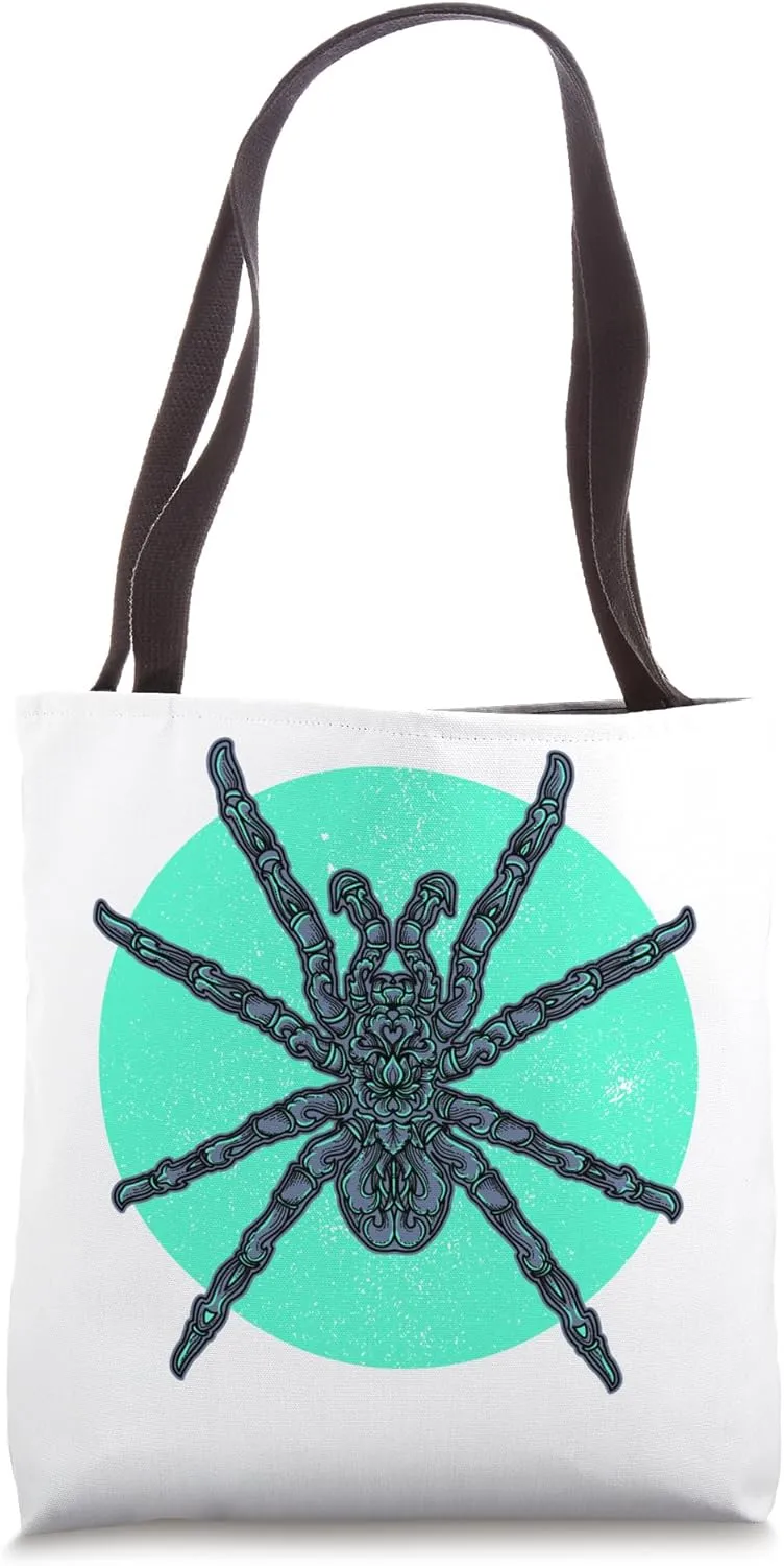 Intricate Spider Art Gothic Arachnid Design For Spider Lover Tote Bag