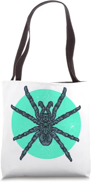 Intricate Spider Art Gothic Arachnid Design For Spider Lover Tote Bag