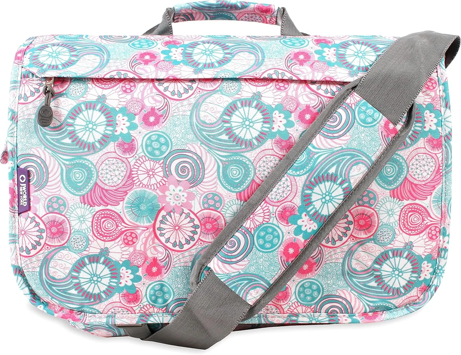 J World New York Thomas Laptop Messenger Bag for Women & Men. Kids Computer Bookbag