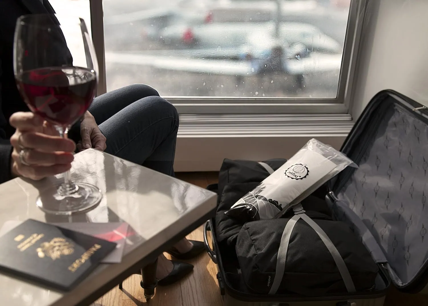JetBag - Wine Bag for Travel (Set of 6, BOLD edition) - The Original ** ABSORBENT ** Reusable & Protective Bottle Bags - MADE IN THE USA