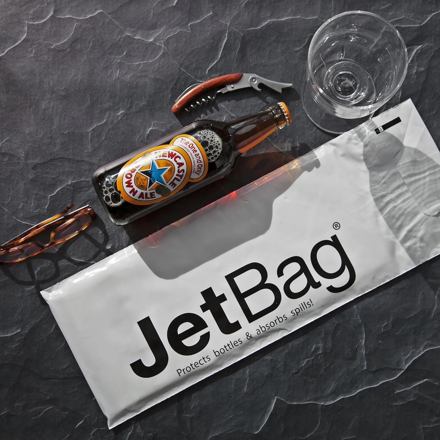 JetBag - Wine Bag for Travel (Set of 6, BOLD edition) - The Original ** ABSORBENT ** Reusable & Protective Bottle Bags - MADE IN THE USA