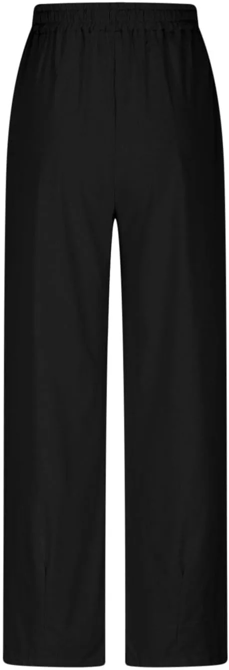 JOAU Linen Pants for Women 2025 Summer Cotton Straight Leg Drawstring High Waisted Palazzo Trousers Lounge Beach Resort Wear