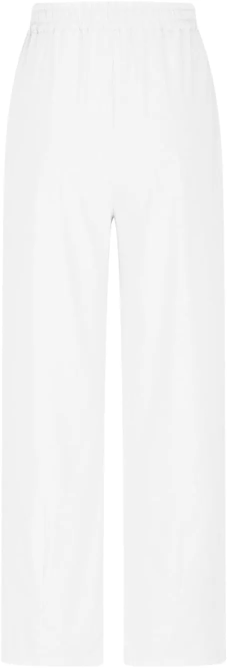 JOAU Linen Pants for Women 2025 Summer Cotton Straight Leg Drawstring High Waisted Palazzo Trousers Lounge Beach Resort Wear