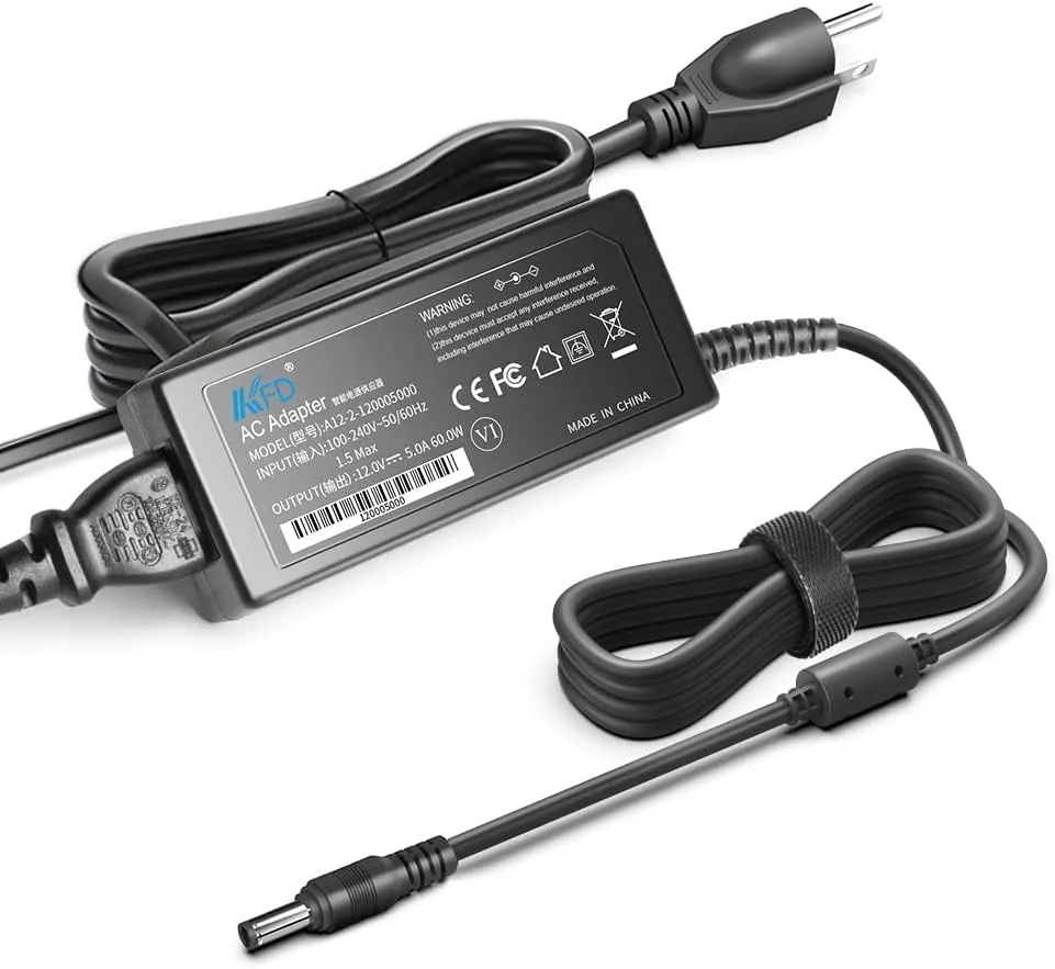 KFD 60W AC Adapter Charger for Phillips Respironics Remstar M-Series 50 DS150 DS250 DS450 DS550 DS650 DS750 1015642 AA24750L CPAP Machine Power Supply Crua Gawfolk Z-Edge UG30 UG32 Monitor Power Cord
