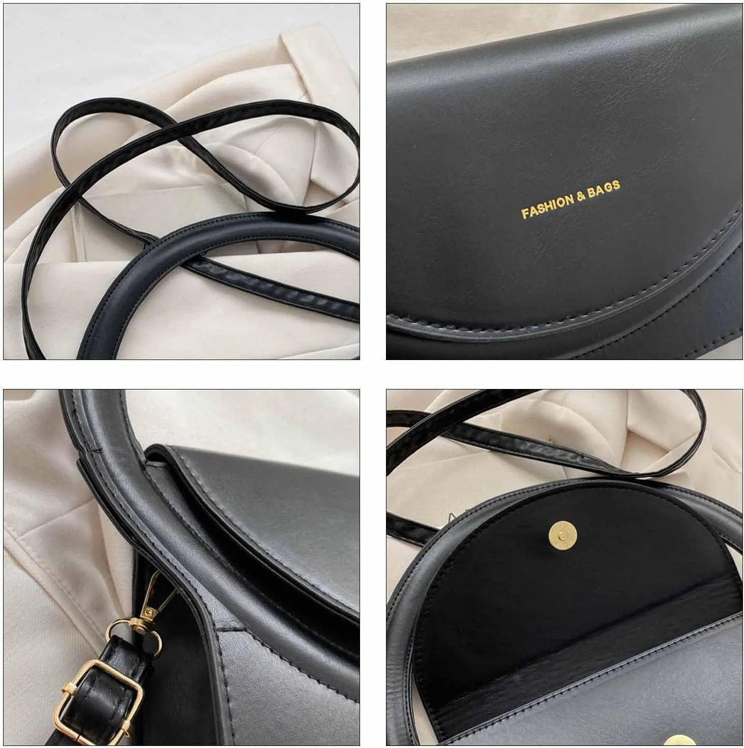 LAPRBY Women's Y2k Retro Top Handle Hobo Bag PU Leather Crossbody Shoulder Bag Handbag Purse Totes Satchels Trendy