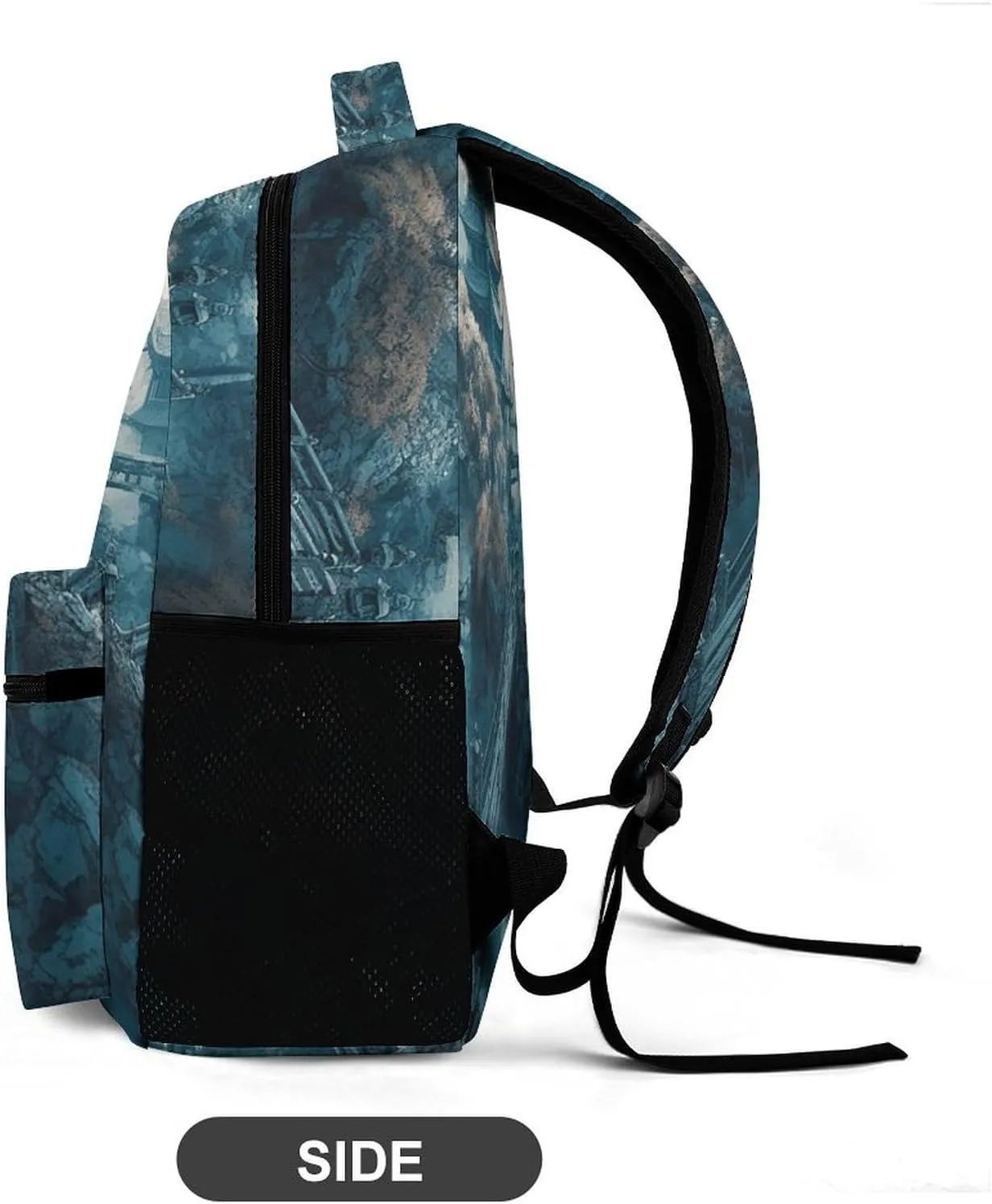 Laptop Backpack for Travel Daypack Computer Bag Work Asian Style Painting Back Pack Nurse Bag for Hiking