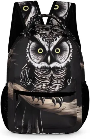 Laptop Backpack for Travel Daypack Computer Bag Work Late Night Owl Back Pack Nurse Bag for Hiking