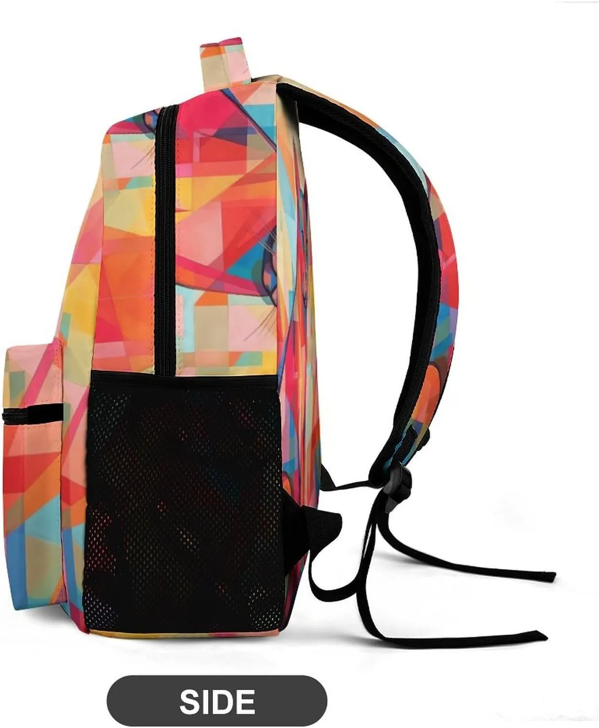 Laptop Backpack for Travel Daypack Computer Bag Work Mid Century Modern Art Cat Back Pack Nurse Bag for Hiking