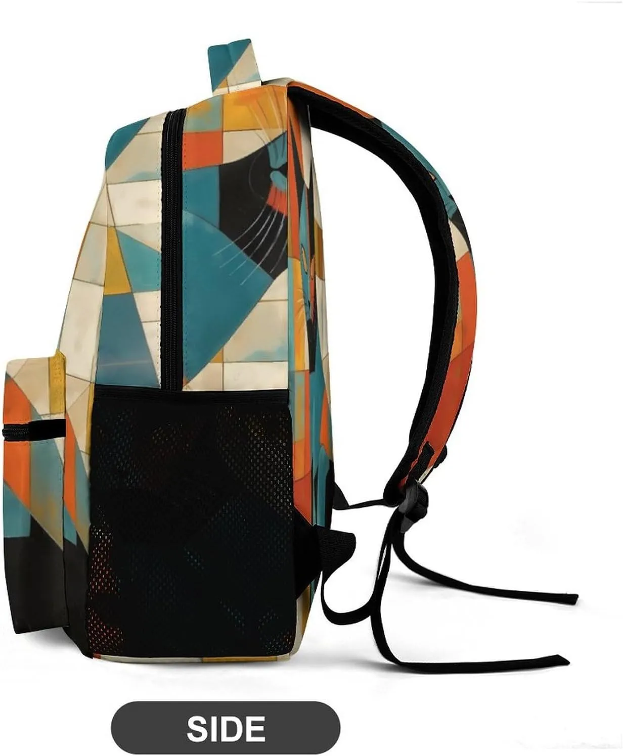 Laptop Backpack for Travel Daypack Computer Bag Work Modern Art Cat Back Pack Nurse Bag for Hiking