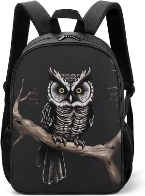 Laptop Backpack for Travel Daypack Late Night Owl Computer Bag Work Back Pack Laptop Bag Casual Nurse Bag