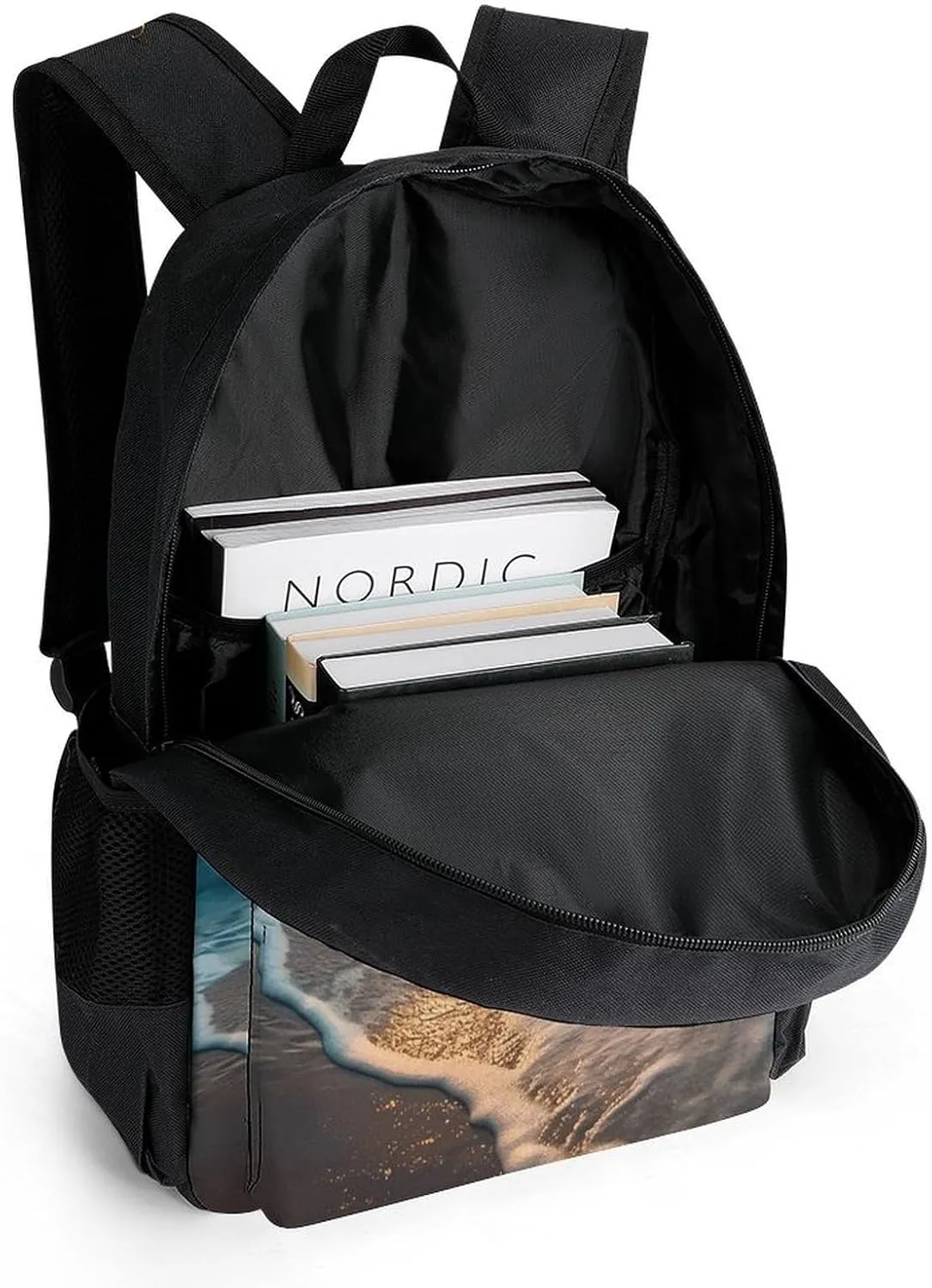 Laptop Backpack for Women Men Daypack Ocean Sunrise Backpacks Computer Bag Travel Laptop Bag Casual Work Bag