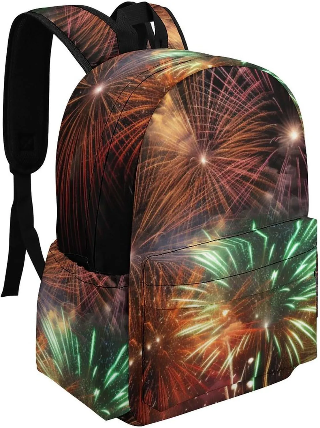 Laptop Backpack for Women Men Daypack Waterproof Splendid Fireworks Computer Bag Business Work Bag for Travel