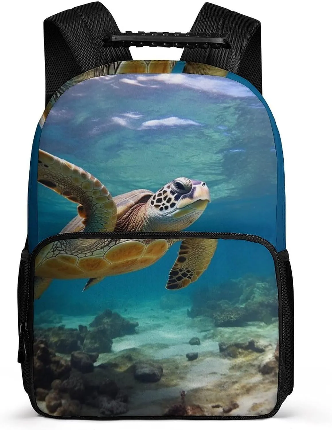 Laptop Backpack Sea Turtle Daypack Computer Bag Travel Laptop Bag Casual Nurse Bag for Women Men