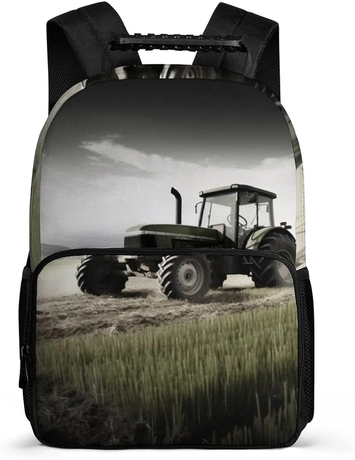 Laptop Backpack Tractor Agriculture Tranquil Daypack Computer Bag Travel Laptop Bag Casual Nurse Bag for Women Men