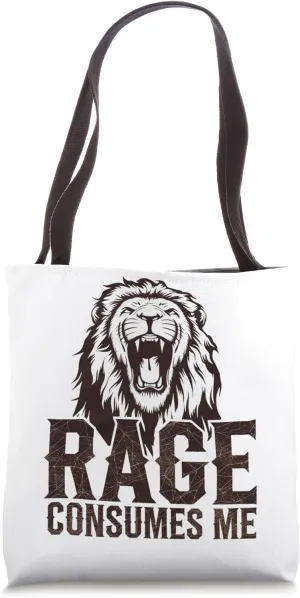 Leon Rage Consumes Me Tote Bag