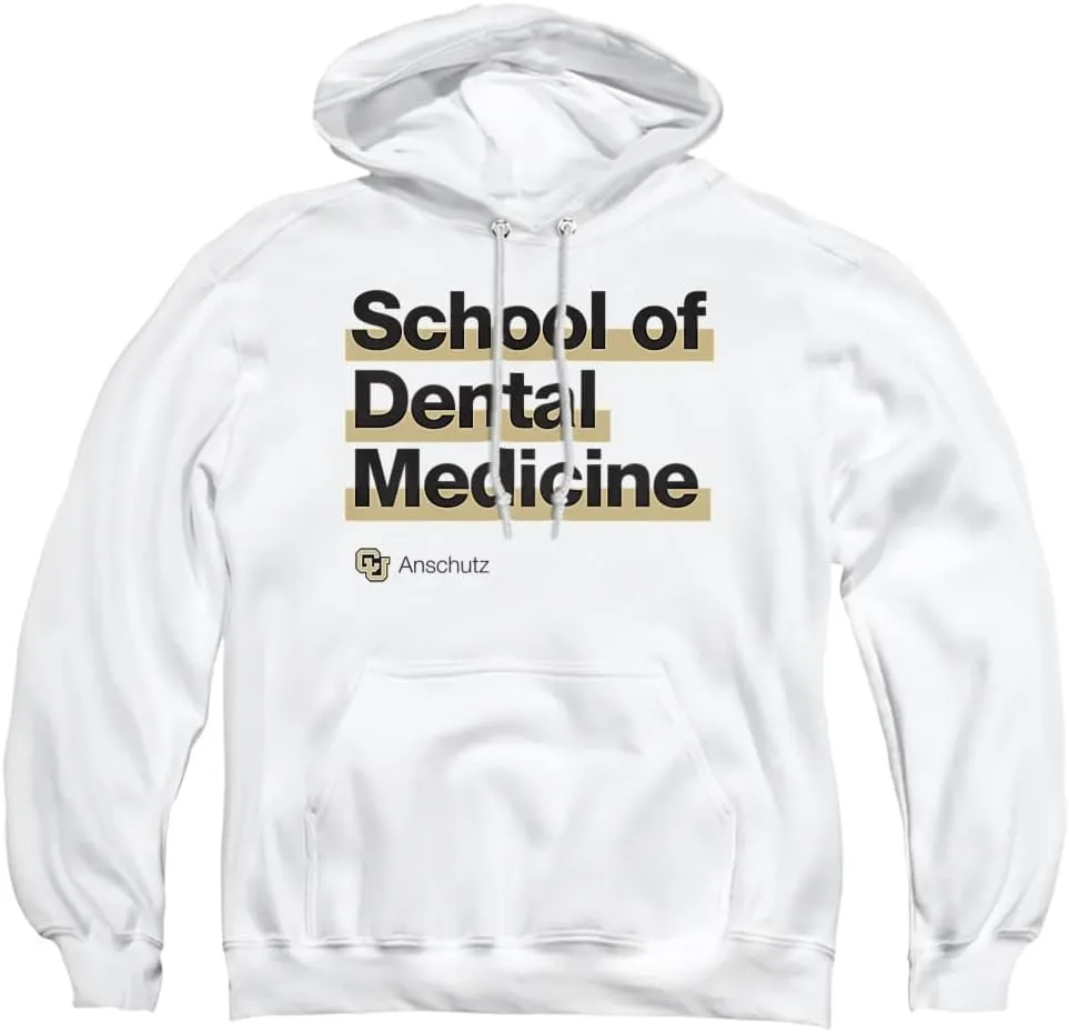 LOGOVISION University of Colorado Anschutz Medical Campus School of Dental Medicine Bold Adult Pull-Over Hoodie