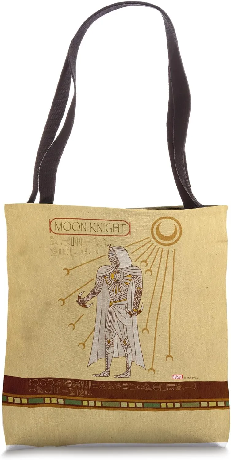Marvel Moon Knight Egyptian Hieroglyphs Tote Bag