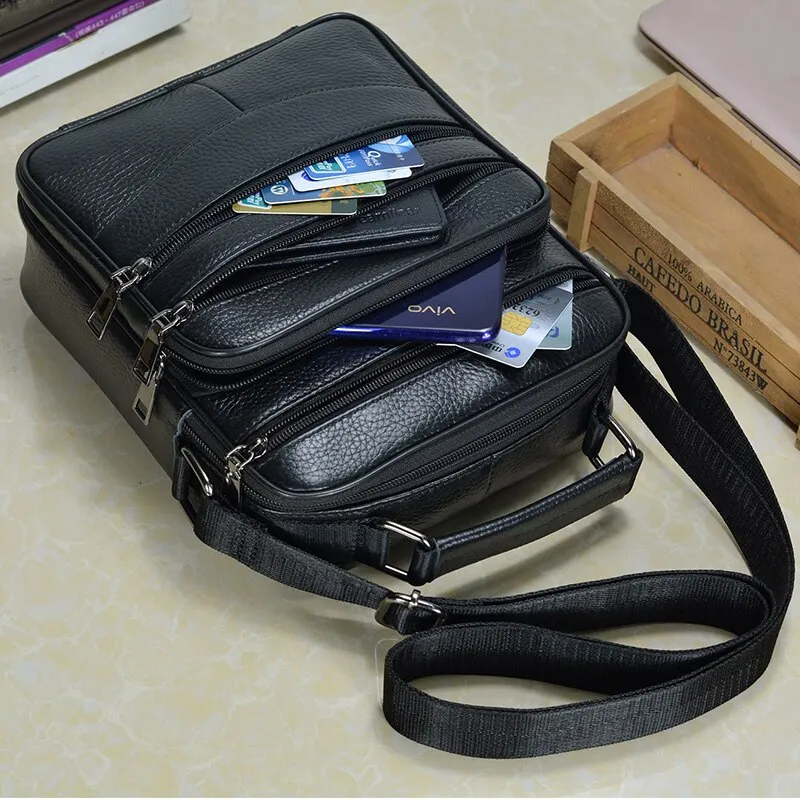 Men Genuine Leather Handbags