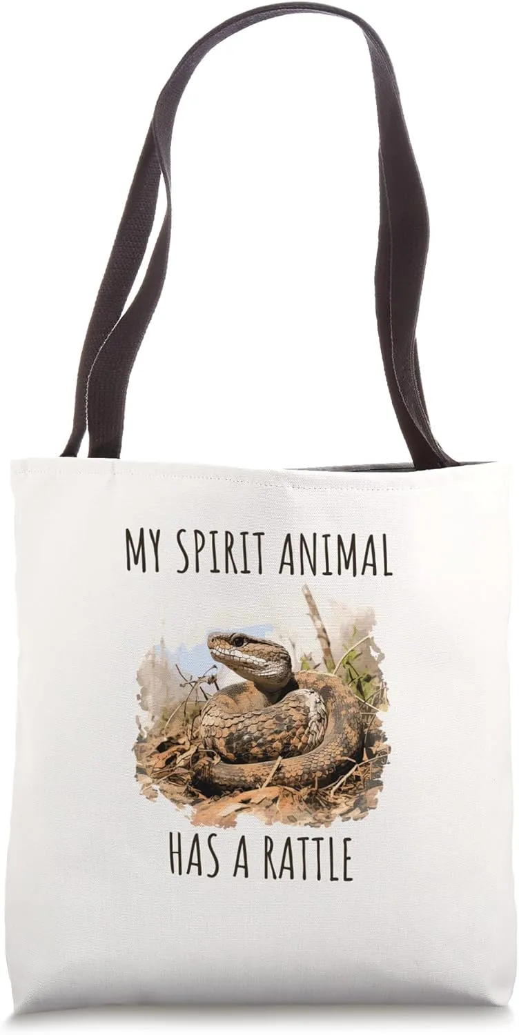 My Spirit Animal has a Rattle Tote Bag