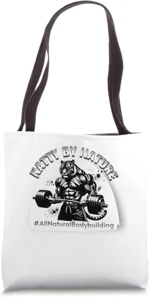 Natty by Nature Bodybuilding Tiger Tote Bag