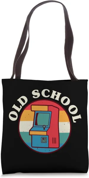 Nostalgia Arcade Game Machine - Retro 80s Gamer Tote Bag