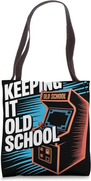 Nostalgic Video Game Arcade Gaming Retro Gamer Tote Bag