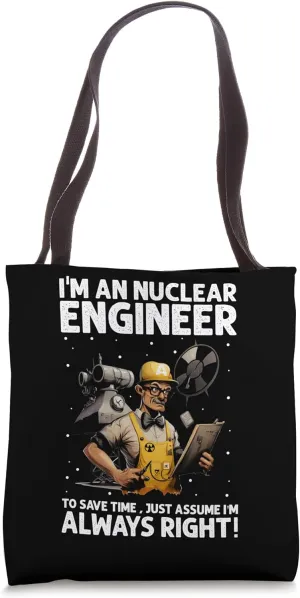 Nuclear Energy Quote for Nuclear Power Tote Bag